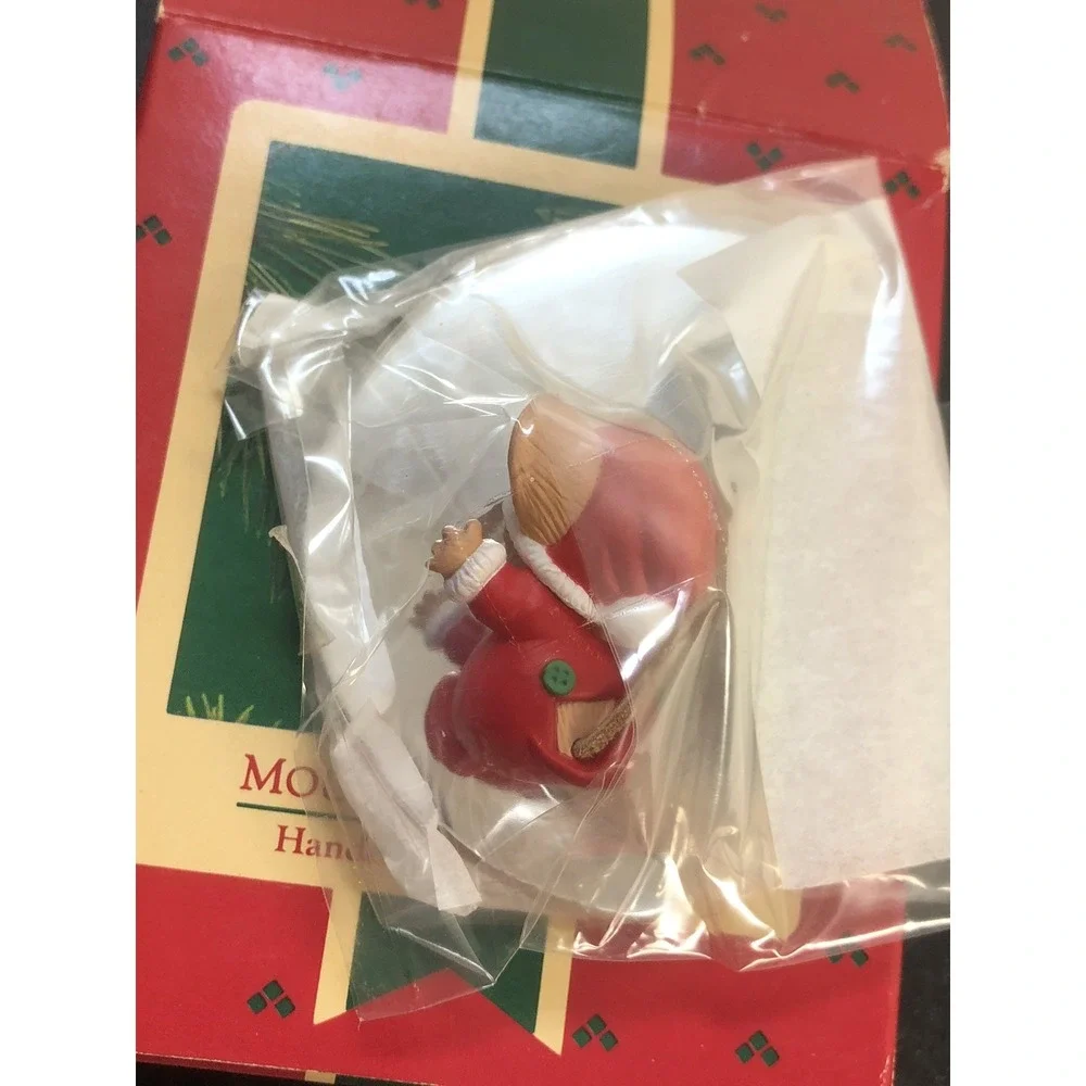 1986 Hallmark Keepsake Ornament Mouse in the Moon Handcrafted‎ w/ Box Vintage